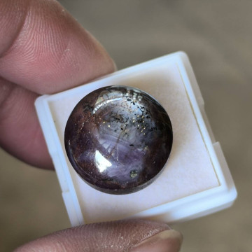 (蛋面)星光藍寶石