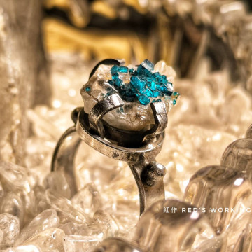 蒼穹 翠銅礦小品戒