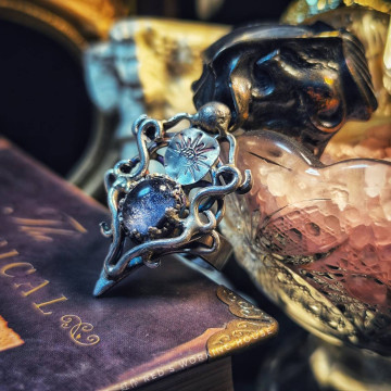 蒼穹詠嘆 藍線石戒