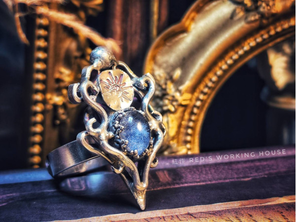 蒼穹詠嘆 藍線石戒