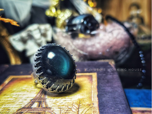 深淵契印 黑曜石小品戒