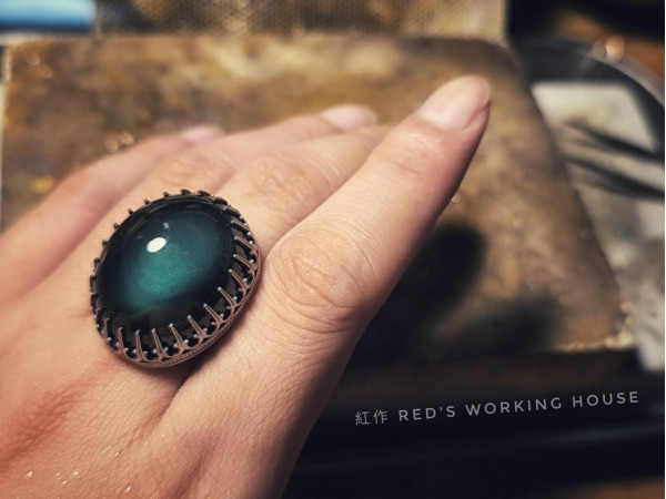 深淵契印 黑曜石小品戒