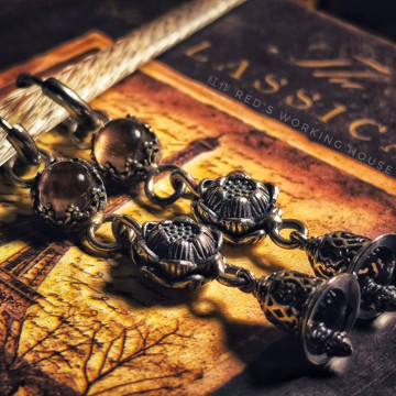 靜曦之音 奧勒岡太陽石耳環