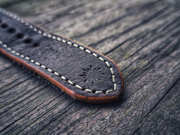 極光契約 芬蘭拉長石皮革手環