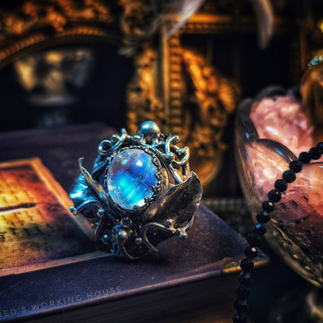 人魚之淚 月光石戒【SOLD】