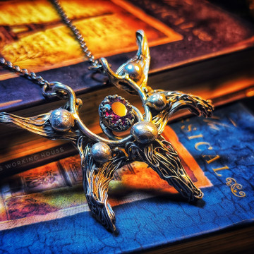 夜嘯之心 石榴石項鍊【SOLD】