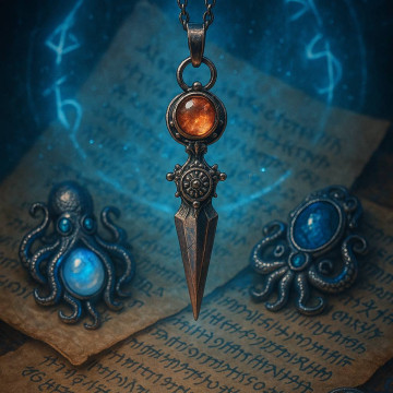 日耀針 奧勒岡太陽石小品墜【SOLD】