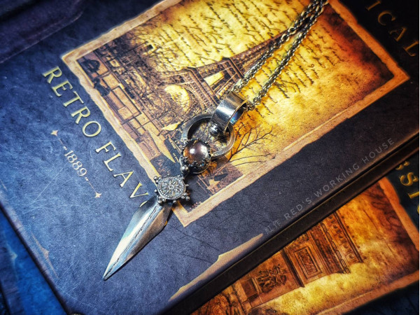 日耀針 奧勒岡太陽石小品墜【SOLD】