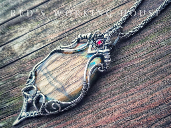 彼岸餘輝 拉長石墜