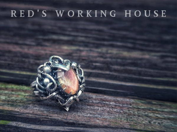 烈焰王者 奧勒岡太陽石戒