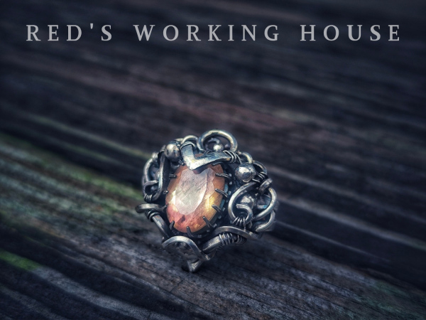 烈焰王者 奧勒岡太陽石戒