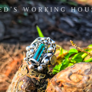 蒼穹之息 藍綠碧璽戒