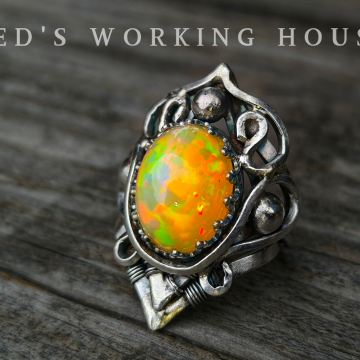 魅影幽燄 蛋白石戒 【SOLD】