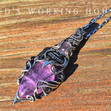 紫韻如詩 孔賽石墜