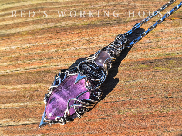 紫韻如詩 孔賽石墜