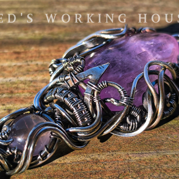 紫韻如詩 孔賽石墜