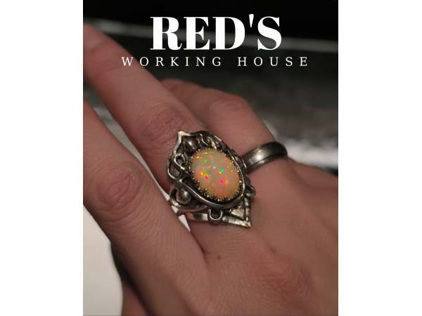 魅影幽燄 蛋白石戒 【SOLD】