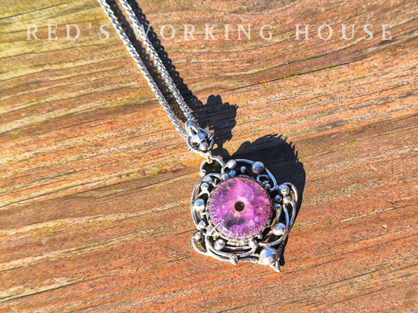 靈氣之美 紫龍晶墜