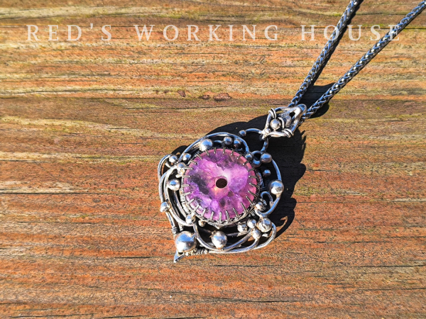 靈氣之美 紫龍晶墜