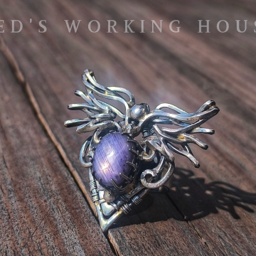 展翼 星光藍寶戒【SOLD】