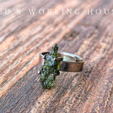 信念 捷克隕石小品戒【SOLD】