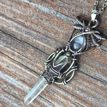 自我意識 星星水晶+雙尖水晶墜