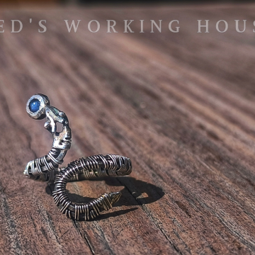 蛇妖 藍寶石小品戒【SOLD】