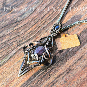 深刻 星光藍寶墜