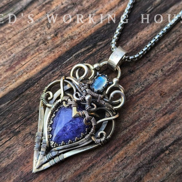 天光語愛 貓眼丹泉石墜【SOLD】