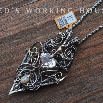 孔賽石/鋰輝石墜【SOLD】