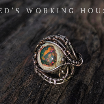 覺察之眼 礫背蛋白戒【SOLD】