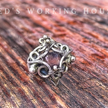 切割太陽堇青戒【SOLD】