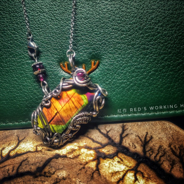 芬蘭拉長雙鏈墜