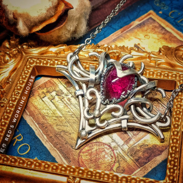 西瓜碧璽雙鏈墜【SOLD】