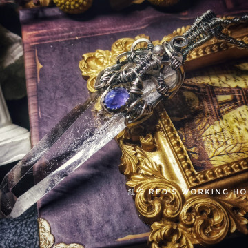 天狼星水晶柱墜【SOLD】