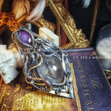 爆絲銀鈦墜【SOLD】