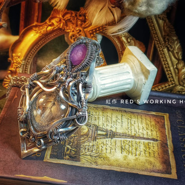 爆絲銀鈦墜【SOLD】