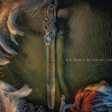 巴西激光柱墜【SOLD】