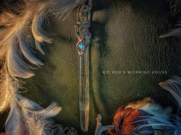 巴西激光柱墜【SOLD】