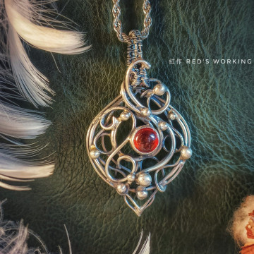 錳鋁榴石墜【SOLD】