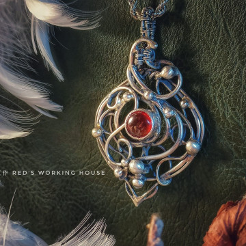 錳鋁榴石墜【SOLD】