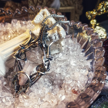 穿界 蘑菇權杖雙面墜