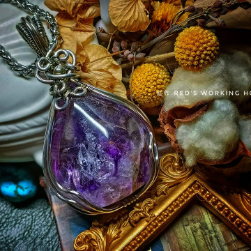 三輪(超七)紫骨幹墜 【SOLD】