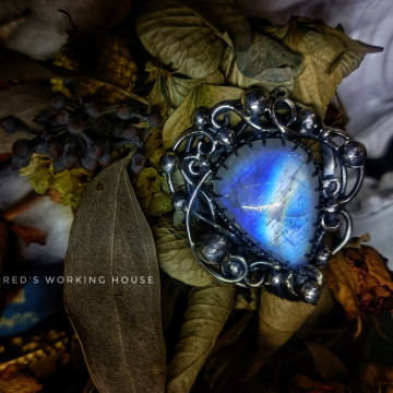 纏藤盈月 月光石戒