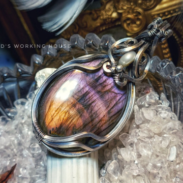 拉長石小品墜【SOLD】