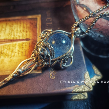 兵器系列 - 海龍王轉珠權杖墜【SOLD】