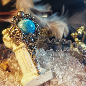 兵器系列 - 女神拉利瑪轉珠權杖墜【SOLD】