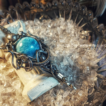 兵器系列 - 女神拉利瑪轉珠權杖墜【SOLD】