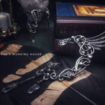 大天使藍寶耳飾【SOLD】