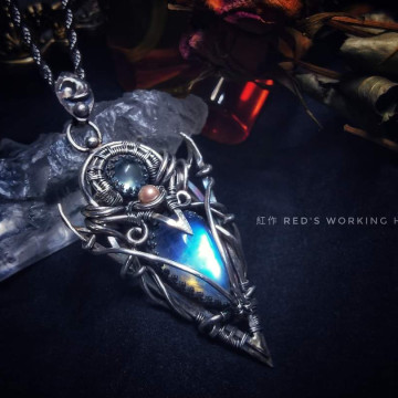 月光石墜【SOLD】